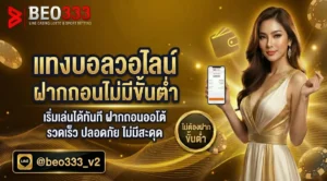 แทงบอลออนไลน์ ฝากถอนไม่มีขั้นต่ำ ผ่านวอเลท